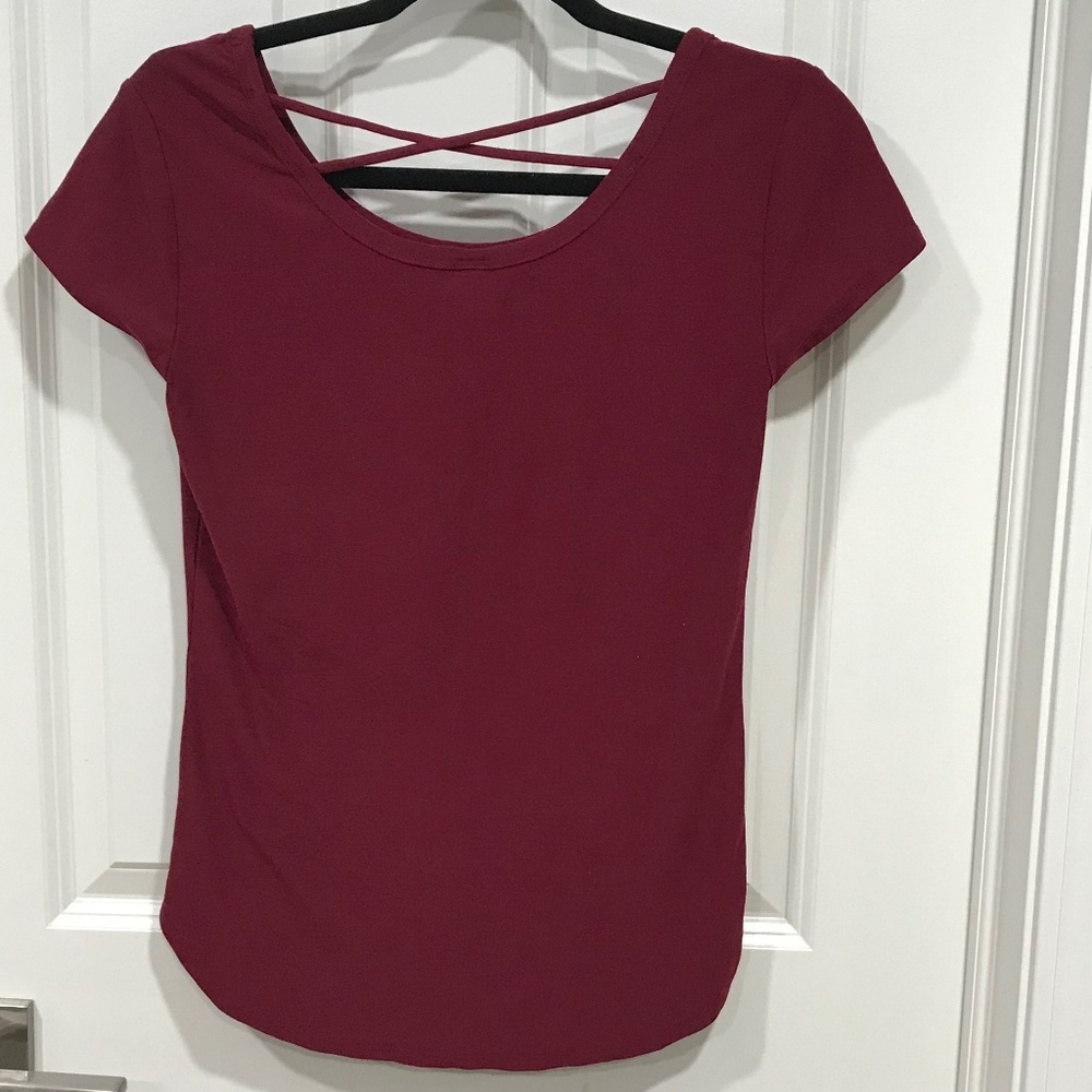 No Boundaries  Size: L Color: burgundy